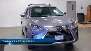 2016 Lexus RX 350 Sport Utility Akron Canton Wadsworth Cuyahoga Falls Green [upl. by Anivahs]