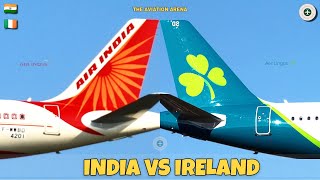 Air India Vs Aer Lingus Comparison 2024 🇮🇳 Vs 🇮🇪 [upl. by Clymer]