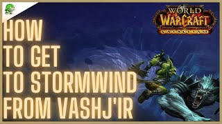 WoW Cataclysm Classic How to get to Stormwind from Vashjir [upl. by Franciskus]