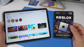 How to REDEEM ROBLOX GIFT CARD ON iPad EASY METHOD [upl. by Flori]