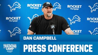 Dan Campbell Press Conference  July 31 2024 [upl. by Nari]