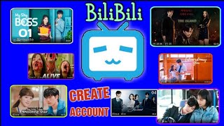 BiliBili app create account  how to make account on BiliBili  series and movie app [upl. by Olenolin]