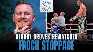 George Groves Rewatches Controversial Carl Froch Stoppage  GGBC [upl. by Ahsile882]