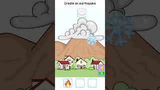 Create an earthquake 🌋 shorts emojistory gameplay [upl. by Ecille735]