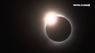 Video Now Eclipse totality in Burlington Vermont [upl. by Douglas]