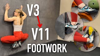 A COMPLETE Guide to CLIMBING FOOTWORK TECHNIQUES [upl. by Neelyk469]