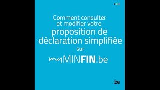 Consultermodifier la proposition de déclaration simplifiée [upl. by Niemad]