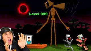 Monster School 999 Level Siren Head Camping Trip vs Crook Minecraft Animation [upl. by Enair80]