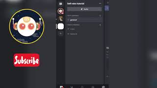 How to make self assigned roles on discord mobile iOS 2020 [upl. by Sonitnatsok]