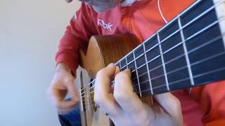 Heno Heno Hen Blant Bach for Solo Guitar [upl. by Lered]