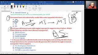 Cardiology MCQ Ischemic heart diseases [upl. by Esilehc]