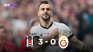 Beşiktaş 3  0 Galatasaray  Maç Özeti  201718 [upl. by Ahseihs]