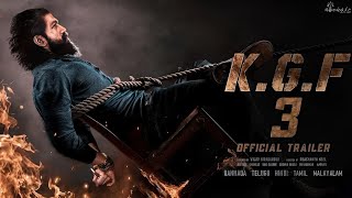 KGF Chapter  3 official trailer  YashRaveena tandonSunjay duttPrashanth neel [upl. by Ahsot]