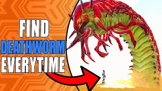 use THIS method to find Deathworms everytime ARK Survival Evolved [upl. by Annais436]