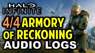 Armory of Reckoning All Audio Logs Location  Halo Infinite Collectibles Guide [upl. by Floro]