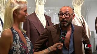 TAGLIATORE Interview with PINO LERARIO  Pitti 94 Firenze  Fashion Channel [upl. by Raynor]