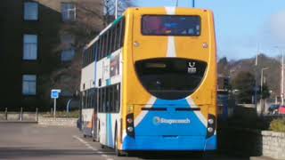 autobusy w Kirkcaldy bus station [upl. by Berkly]