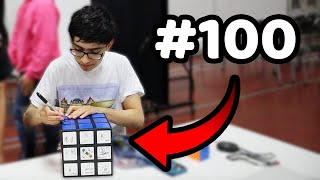 I Got 100 Signatures on My Rubiks Cube [upl. by Jannelle]