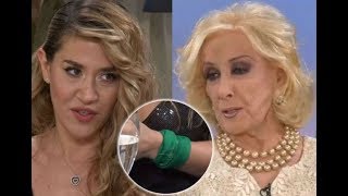 Tensión al aire Jimena Barón y un tremendo cruce con Mirtha Legrand “No te puedo respetar” [upl. by Ahsinam]