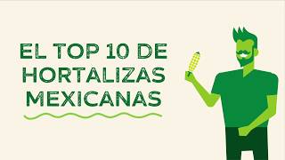 Top ten de Hortalizas mexicanas  HortalizasMX [upl. by Rachel728]