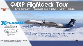 Q4XP  Dash 8 Q400 Basics Tutorial  KMFRKEUG  XPlane 11 [upl. by Burtie]