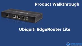 Ubiquiti EdgeRouter Lite Walkthrough [upl. by Ainotna]