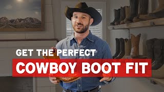 How should cowboy boots fit  Guide Get the Perfect Cowboy Boot Fit [upl. by Ayam786]