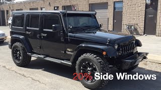 Jeep Wrangler Tinting Time Step by Step [upl. by Elyrpa28]