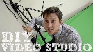 DIY Video Studio  How to Set Up Your Home Film Studio [upl. by Ilat]