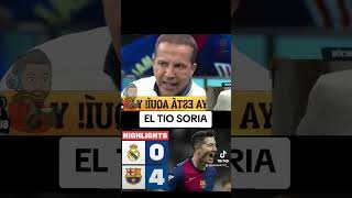 Chiringuito real madrid vs barcelona realmadrid fcbarcelona elchiringuito roncero soria [upl. by Wendin555]