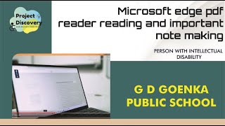 Microsoft edge pdf reader reading and important note makingBreak Free Solutions [upl. by Nnahaid879]