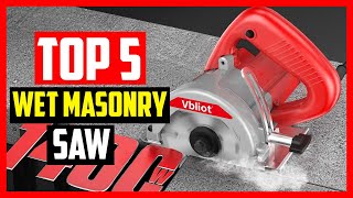 Top 5 Best Wet Masonry Saw For 2024 [upl. by Ynnot263]