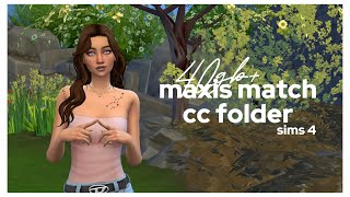 maxis match folder for the sims 4  8000 items  40 gb [upl. by Assennev]