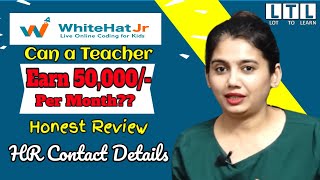 Whitehat jr Teacher Salary  Teacher payment structure Working hours  trilekha [upl. by Cl]