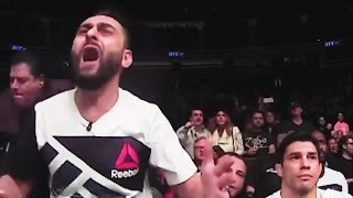 UFC Rare Unseen Footage Of Ronda Rousey amp Edmond Tarverdyan Crying Backstage [upl. by Eahsed]