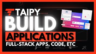 Taipy Create Production Ready Apps Within Minutes Opensource [upl. by Drof]