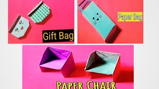 Paper Crafts For School  Paper Crafts  Origami  CraftBaishakhi [upl. by Sudderth80]