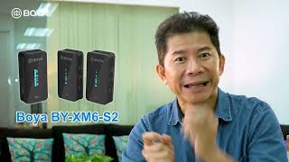 BOYA BYXM6S2  How to use a wireless microphone to get better sound [upl. by Basia720]