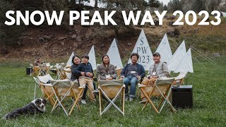 Snow Peak Way 2023 Group Camping With Friends  Ecoflow River 2 Pro  Kitchen Table IGT Set Up [upl. by Ayila]