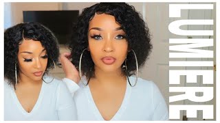 AFFORDABLE WATER WAVE BOB WIG FT LUMIERE HAIR [upl. by Ethan]