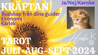 Kräftan ♋ JuliAugustiSeptember 2024 Tarot  Healer K [upl. by Ogram]