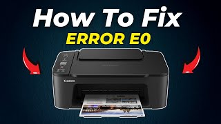 How To Fix ERROR E0 on HP Envy Printer 6000 6020 6050 6055 6055e 60756452e  2024 Step By Step [upl. by Malet]