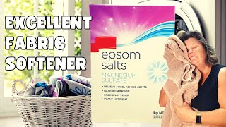 How to use EPSOM SALTS as a FABRIC SOFTENER [upl. by Nawj]