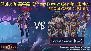 PaladinTank  1st Day Forest Gemini Epic  Showcase amp Build  Tarisland [upl. by Gorman205]