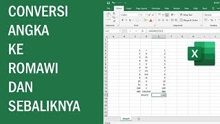 Cara Membuat Angka Romawi di Microsoft Excel [upl. by Atteram]