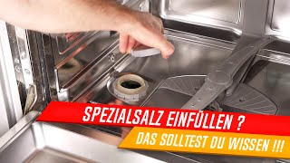 Spülmaschine Salz nachfüllen mach nicht diesen FEHLER Handwerkskönig 4K Video [upl. by Azaria]