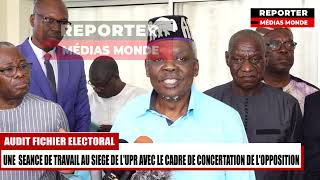 quotON NE PEUT PAS AUDITER CE QUI NEXISTE PAS AUDIT DU FICHIER ELECTORAL LE CADRE EN SEANCE A LUPR [upl. by Leunas412]