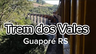 TREM DOS VALES um passeio de trem de Guaporé a Muçum  RS [upl. by Aisac]