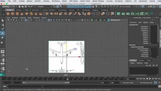 Maya 2016 Image Plane Setup [upl. by Thapa779]