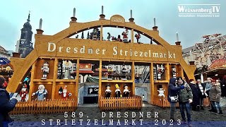 589 Dresdner Striezelmarkt 2023 [upl. by Iaka]